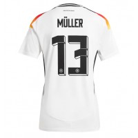 Fotballdrakt Dame Tyskland Thomas Muller #13 Hjemmedrakt EM 2024 Kortermet